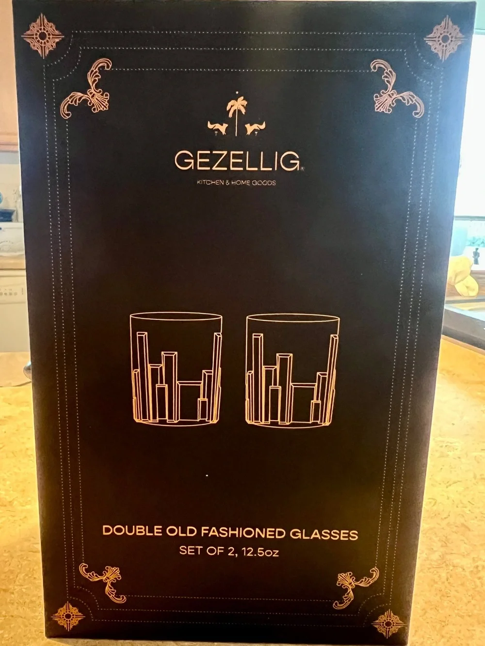Gezellig Double Old Fashioned Glasses - Clear Set of 2
